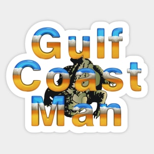 Gulf Coast Man Sticker